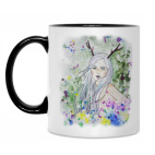 Кружка двухцветная