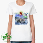 Женская футболка органик