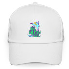 Кепка / бейсболка, белая (печать) Ножи и Вилки