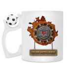 Кружка с футбольным мячиком