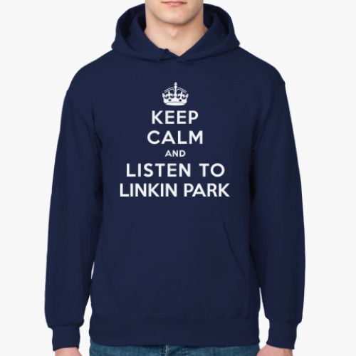 Толстовка худи с принтом Keep Calm