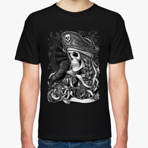 Футболка с принтом Пират