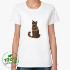 Женская футболка органик