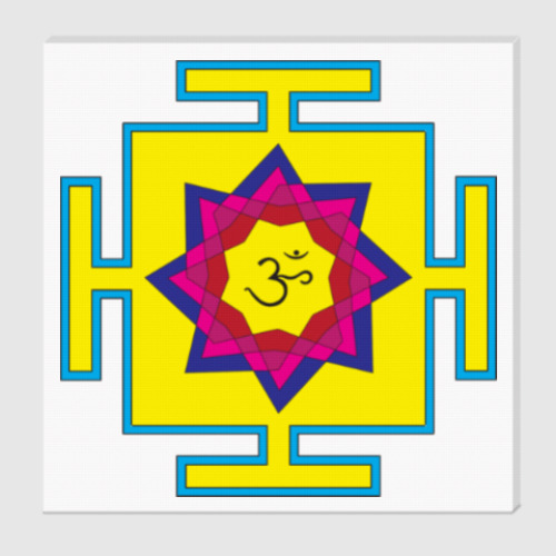 Холст с принтом Психограмма Озарения