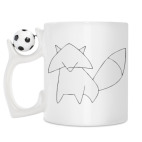 Кружка с футбольным мячиком