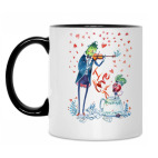 Кружка двухцветная