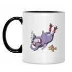 Кружка двухцветная