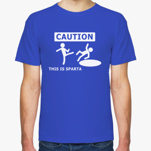 Футболка Caution: this is Sparta