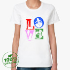 Женская футболка органик