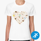 Женская спортивная футболка