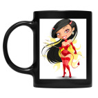 Кружка цветная UV-DTF