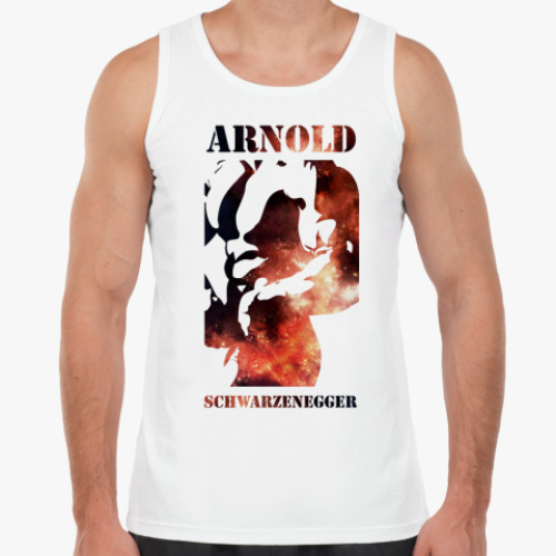 Майка с принтом Арнольд Шварцнеггер