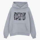 Толстовка худи оверсайз