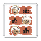 Магнит 6.5 x 6.5 см Лего - хороший, плохой, злой