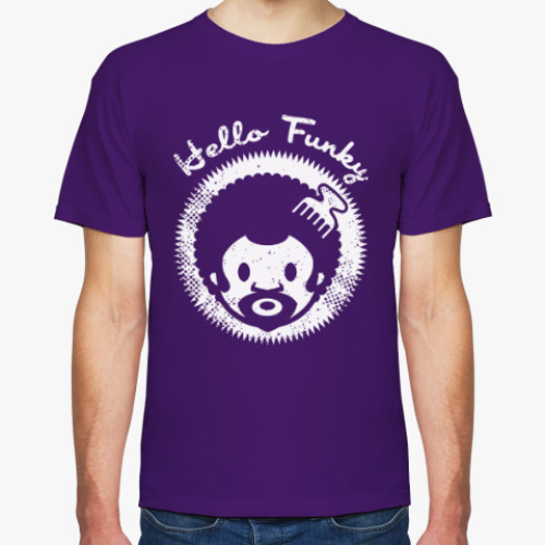 Футболка с принтом Hello Funky