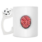 Кружка с футбольным мячиком