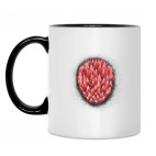 Кружка двухцветная