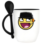 Кружка с ложкой