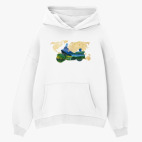 Толстовка худи оверсайз