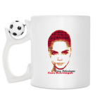 Кружка с футбольным мячиком