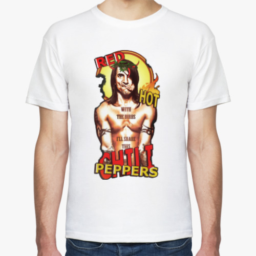 Футболка с принтом Red Hot Chili Peppers Kiedis