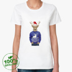 Женская футболка органик