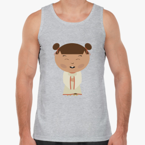 Майка с принтом Японская девочка