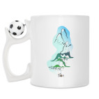 Кружка с футбольным мячиком