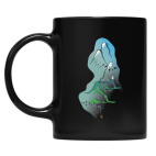 Кружка цветная UV-DTF