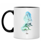 Кружка двухцветная