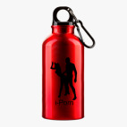 Металлическая бутылка 400 мл UV-DTF