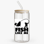 Банка с бамбуковой крышкой