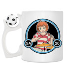 Кружка с футбольным мячиком