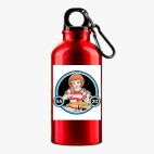 Металлическая бутылка 400 мл UV-DTF