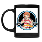 Кружка цветная UV-DTF