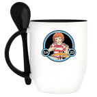 Кружка с ложкой