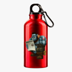 Металлическая бутылка 400 мл UV-DTF