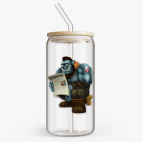 Банка с бамбуковой крышкой