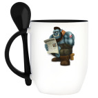 Кружка с ложкой