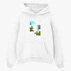 Толстовка худи оверсайз