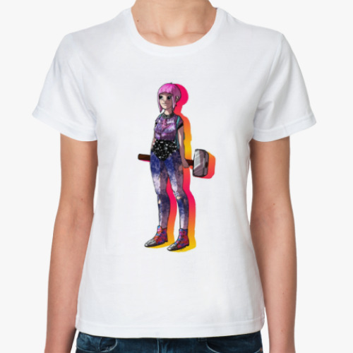 Классическая футболка с принтом Ramona