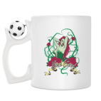 Кружка с футбольным мячиком