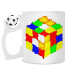 Кружка с футбольным мячиком