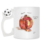 Кружка с футбольным мячиком