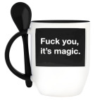 Кружка с ложкой