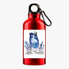 Металлическая бутылка 400 мл UV-DTF