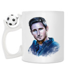 Кружка с футбольным мячиком