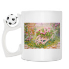 Кружка с футбольным мячиком