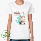 Женская футболка органик