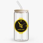 Банка с бамбуковой крышкой